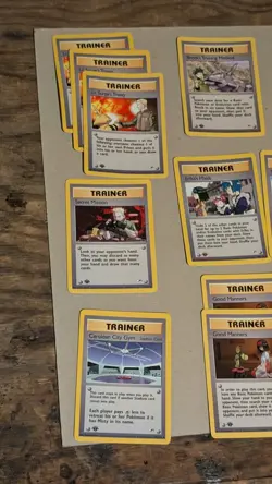 Lot Of 19 - Fossil - First Edition Cards 1st ED Pokemon - Trainers - Erika - Image 5