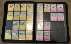 Pokemon TCG 3 Binders With Bulk Partial Base Sets: C, U, R, EX - 5 Partial Sets - Image 2
