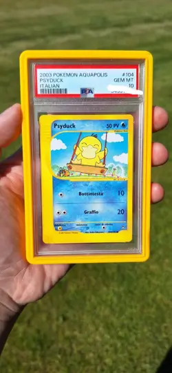 2003 POKEMON AQUAPOLIS #104 PSYDUCK WOTC Eseries PSA 10 **POP 5** - Image 1