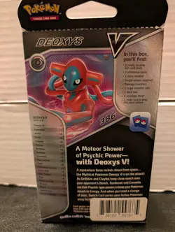 Pokemon Trading Cards - V Battle Deck - DEOXYS V (60-Card Deck) - New - Image 3