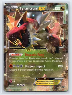 Tyrantrum EX - XY70 - Pokemon XY Promo Ultra Rare Card HP DMG - Image 1