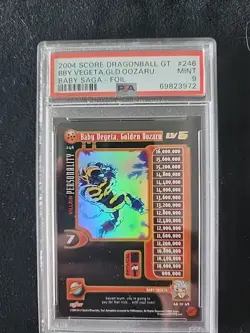 PSA 9 - Limited Baby Vegeta Golden Oozaru 246 Ultra Rare Dragon Ball Z Card - Image 1