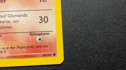 Pokemon Karte - Glumanda 46/102 Base Set - 1 Edition - Starter - NM - Image 4
