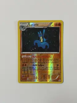 Pokemon Lucario Reverse Holo Rare Card 80/113 Legendary Treasures - Image 1