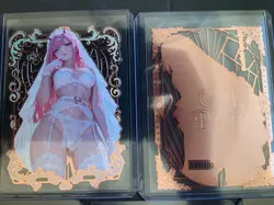 Goddess Story Gold METAL Card BRIDES Set - 9x Cards! - Rem Rias Albedo Zero 2 - Image 3