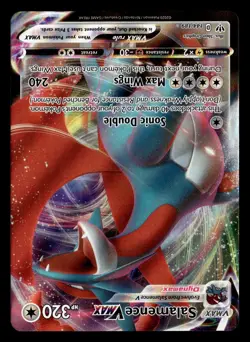 Salamence VMAX 144/189 VMAX Rare Holo Darkness Ablaze Pokemon Card - Image 2