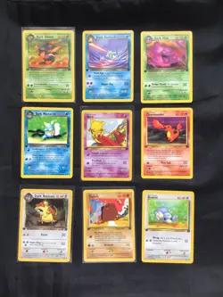 Pokemon Cards: 1st Edition Team Rocket 26 Card Non-Holo Lot - Image 1