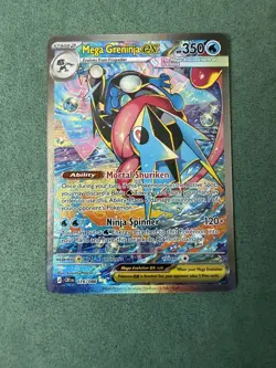 Mega Greninja Ex 116/086 Special Illustration Rare Pokemon Card NM Chaos Rising - Image 1