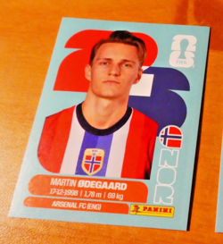 PANINI FIFA WORLD CUP STICKER CARD CARTE ODEGAARD NOR 10 MINT 2026 - Image 1