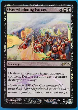 Overwhelming Forces (Judge Promo) FOIL PLD MTG MAGIC CARD (493579) ABUGames - Image 1