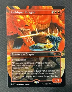 Goldspan Dragon Secret Lair Magic The Gathering Fresh Pull Mint 🔥 - Image 1