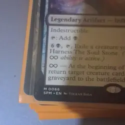 Magic: The Gathering The Soul Stone Legendary Artifact SPM Black Marvel 2025 00… - Image 5