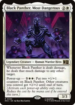 MTG Marvel Super Heroes Commander - Black Panther, Most Dangerous - Image 1