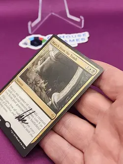 MTG March From The Tomb Signed Lake Hurwitz Initials Rare BFZ #A *CCGHouse* RA - Image 5