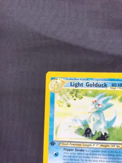 Pokemon Cards: 1st Edition Neo Destiny Uncommon: Light Golduck 47/105 - Image 2