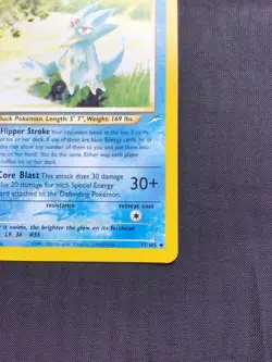 Pokemon Cards: 1st Edition Neo Destiny Uncommon: Light Golduck 47/105 - Image 4