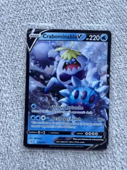 Crabominable 076/264 Ultra Rare SWSH: Fusion Strike Near Mint Pokemon Card - Image 1