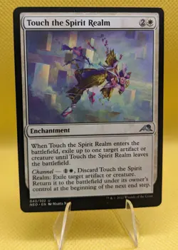 Touch the Spirit Realm 040/302 Kamigawa: Neon Dynasty MTG Magic NM - Image 1