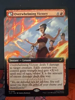 Overwhelming Victory (Extended Art) 196 Avatar: The Last Airbender NM - Image 1