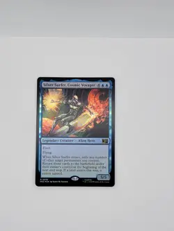 MTG Silver Surfer, Cosmic Voyager (FOIL) 0639 - Commander: Marvel (MSC) - Image 1