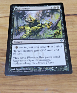 Dismember - New Phyrexia #57 MTG Played Magic the Gathering Instant Uncommon - Image 5