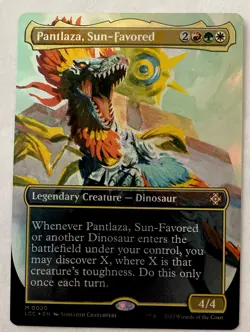 Pantlaza, Sun-Favored (Borderless) Commander: the Lost Caverns of Ixalan Foil - Image 1