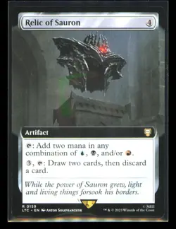 Relic of Sauron R 0159 Regular (Commander) Lord of the Rings MTG - Image 1