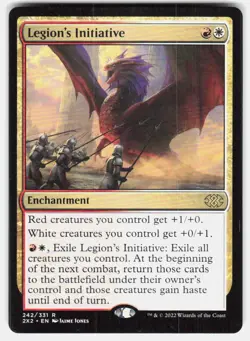 Legion's Initiative 242 Rare Double Masters 2022 Magic: The Gathering LP - Image 2