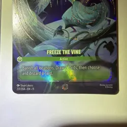Lorcana Freeze the Vine ENCHANTED 231/204 Winterspell - Image 3