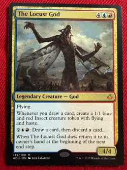The Locust God HOU 139 - LP, MTG, Hour of Devastation - Image 1