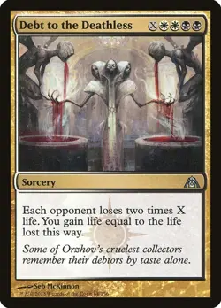 Debt to the Deathless - MtG Dragon's Maze - U064 NM 2013 - Image 1