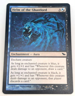 Helm of the Ghastlord 1x MtG Shadowmoor NM - Image 1