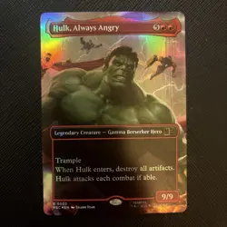 Hulk, Always Angry (Borderless) Commander: Marvel Super Heroes Foil - Image 1