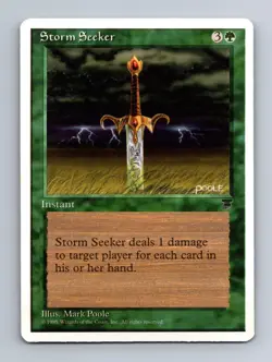 Storm Seeker Uncommon Chronicles Magic: The Gathering Moderately Played - Image 1