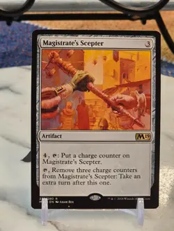MTG Magistrate's Scepter Core Set 2019 Regular LP - Image 1