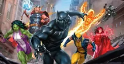 MTG - Marvel Superheroes Common and Uncommon Set x4 Playset - Image 1