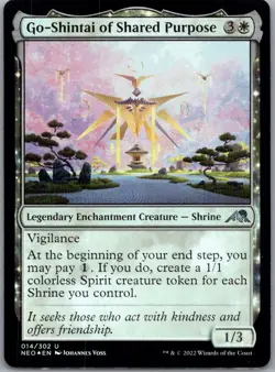 Go-Shintai of Shared Purpose (U) #14 Foil Kamigawa: Neon Dynasty MTG NM - Image 1
