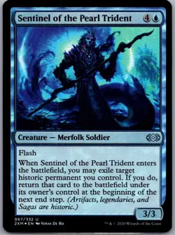 Sentinel of the Pearl Trident (U) #67 Foil Double Masters MTG NM - Image 1