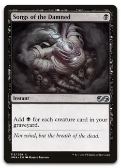 Songs of the Damned #115 (NM) Ultimate Masters UMA Magic MTG - Image 1