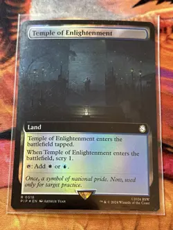 Temple of Enlightenment - Foil - Extended Art Fallout MTG Magic The Gathering - Image 3