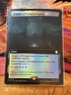 Temple of Enlightenment - Foil - Extended Art Fallout MTG Magic The Gathering - Image 5