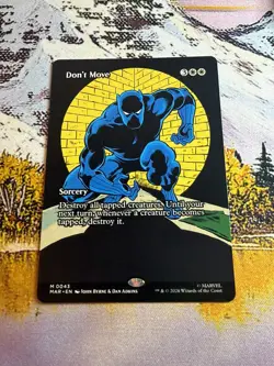 MAGIC MTG DON'T MOVE (BORDERLESS) 43 MARVEL UNIVERSE ETERNAL-LEGAL - Image 1