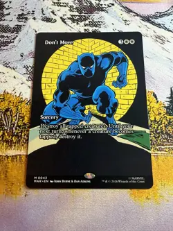 MAGIC MTG DON'T MOVE (BORDERLESS) 43 MARVEL UNIVERSE ETERNAL-LEGAL - Image 3