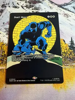 MAGIC MTG DON'T MOVE (BORDERLESS) 43 MARVEL UNIVERSE ETERNAL-LEGAL - Image 5