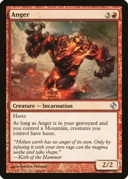1x Anger MTG Duel Decks DDI MP - Image 1