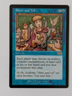 Show and Tell, Urza's Saga - Near Mint, Rare, MTG - Image 1