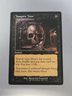 MTG Vampiric Tutor (Dominaria Remastered) Retro Frame - Image 1