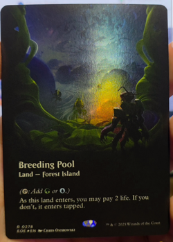 Breeding Pool (Borderless) Edge of Eternities FOIL NM MTG - Image 2