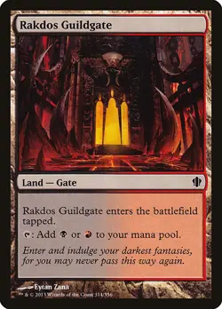 Rakdos Guildgate NonFoil Commander 2013 314 NM MTG - Image 1