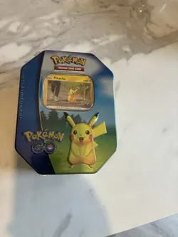 Pokemon Tcg Go Pikachu Collectors Tin Brand New Factory Sealed - Image 1